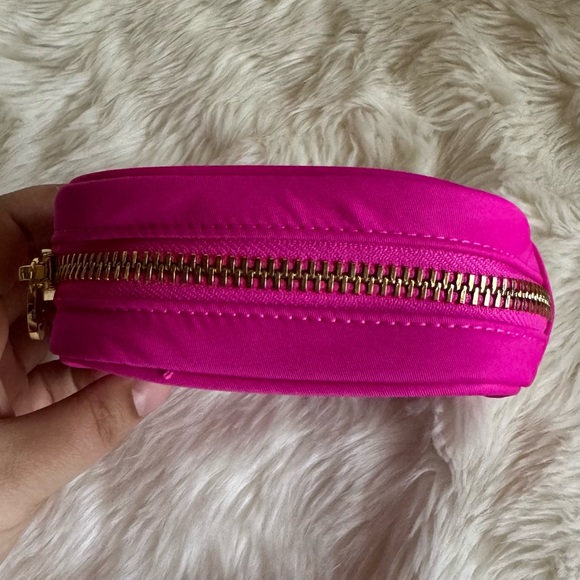 Stoney Clover Lane Clear Front Mini Pouch in Fuchsia - Picture 5 of 11